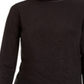 Bar III Women's Turtleneck Top Black Size Small