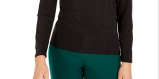 Bar III Women's Turtleneck Top Black Size Small