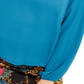 Thalia Sodi Women's Twist Neck Cutout Top Blue Size  Small