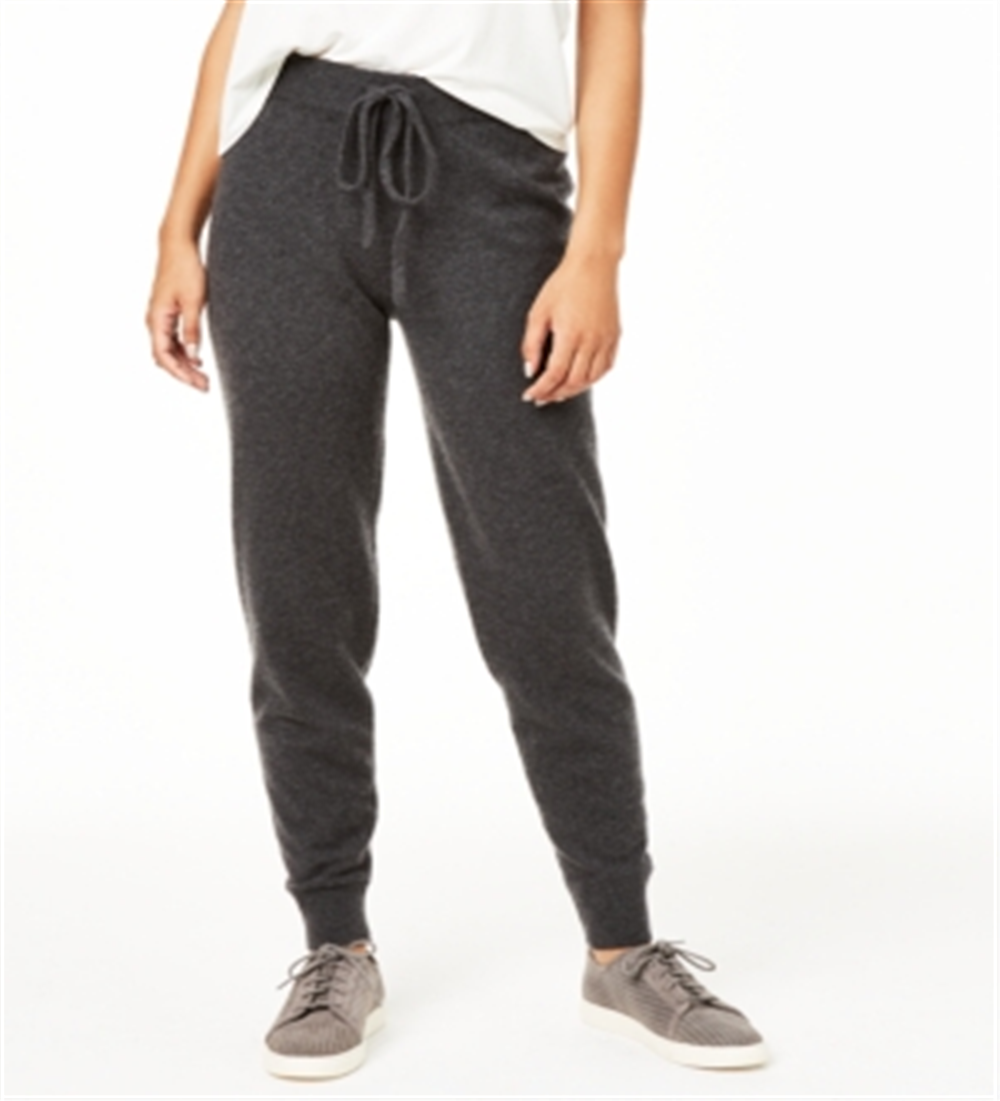 Charter Club Women's Cashmere Jogger Pants Gray Size S