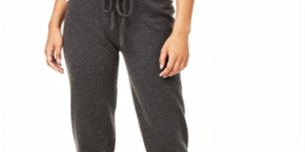 Charter Club Women's Cashmere Jogger Pants Gray Size S