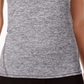 Ideology Women's Rapidry Heathe Racerback Tank Top Gray Size SM
