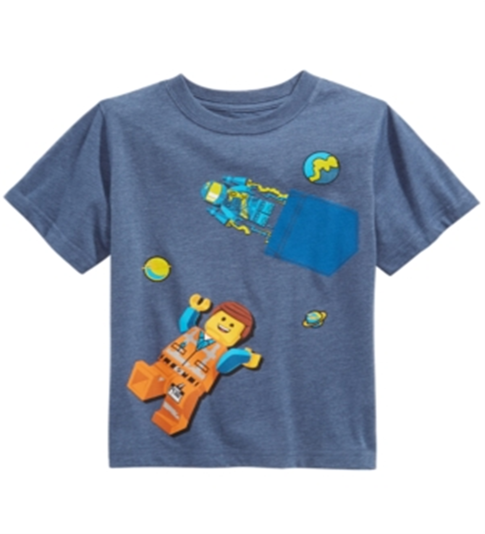 DC Comics Toddler Boy's Lego Movie 2 Graphic Cotton T-Shirt Blue Size 2