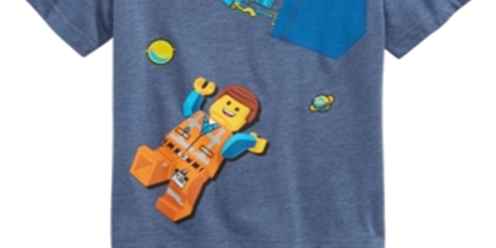 DC Comics Toddler Boy's Lego Movie 2 Graphic Cotton T-Shirt Blue Size 2