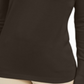 JM Collection Women's Embellished Sleeve V Neck Sweater Brown  Size Small