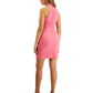 Bar III Women's Asymmetrical Bodycon Sheath Dress Pink Size Medium