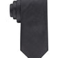 Calvin Klein Men's Interconnected Circle Tie Black  Size Regular