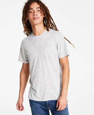 Sun + Stone Men's Regular Fit Jersey Slub T Shirt  Gray  Size X-Large