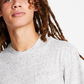 Sun + Stone Men's Regular Fit Jersey Slub T Shirt  Gray  Size X-Large