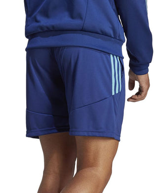 adidas Men's Tiro Lightweight Three Stripe 8 Track Shorts Blue Size Small