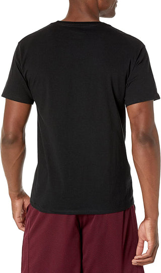 Champion Men's Standard Fit Logo Graphic T Shirt Black Size XX-Large
