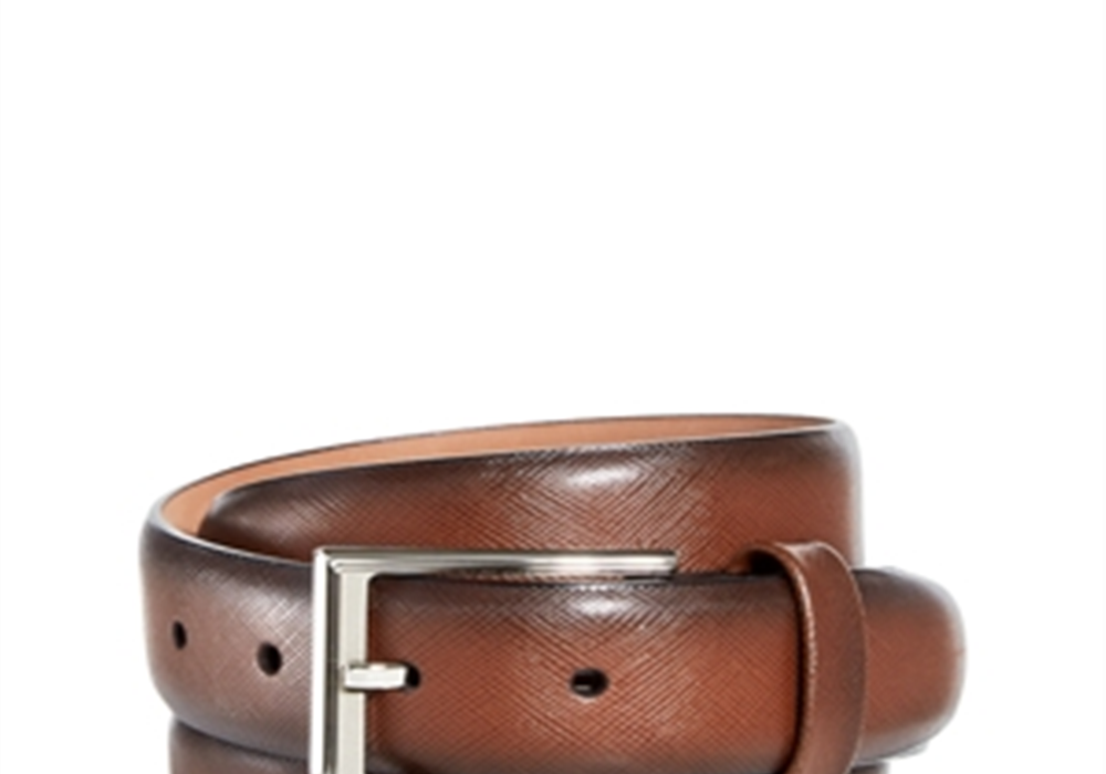 The Men's Store at Bloomingdale's Men's Suede Belt Brown Size 38