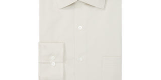 Van Heusen Men's Stain Shield Regular Fit Dress Shirt Beige Size 15X34X35