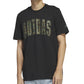 adidas Men's Sportswear Varsity Camo Logo T Shirt Black Size Medium
