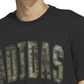adidas Men's Sportswear Varsity Camo Logo T Shirt Black Size Medium