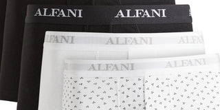 Alfani Men's 5 Pk Moisture Wicking Trunks Black Size Large