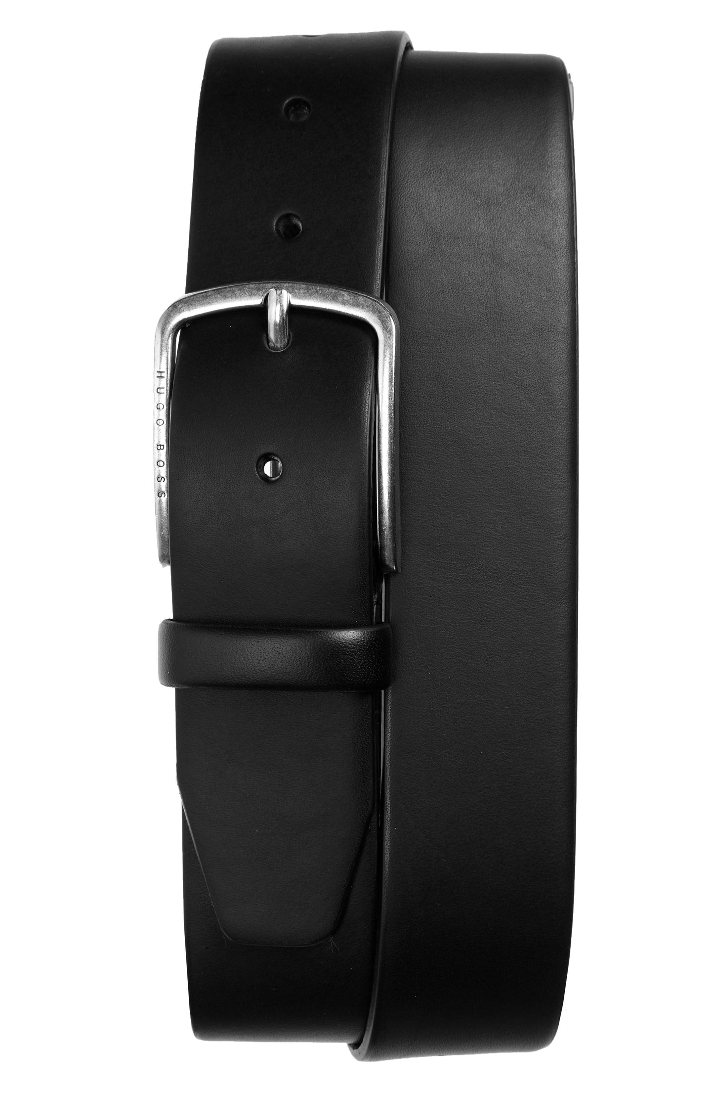 Hugo Boss Men's Sander Leather Belt Black Size 36