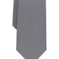 Perry Ellis Men's Connor Classic Solid Tie Gray Regular