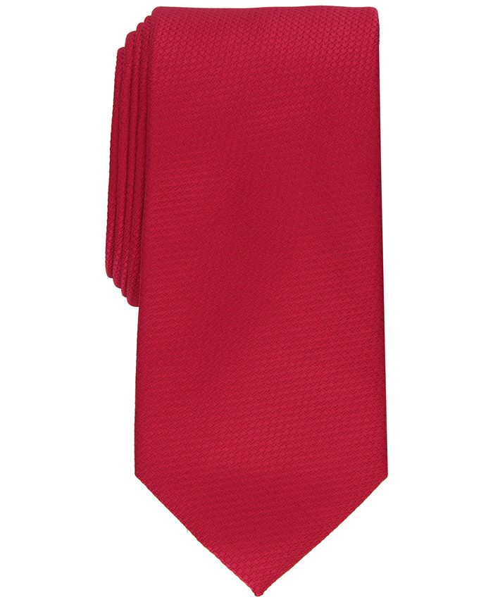 Club Room Men's Holt Solid Tie Red Size Regular