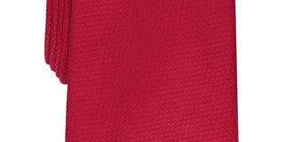 Club Room Men's Holt Solid Tie Red Size Regular