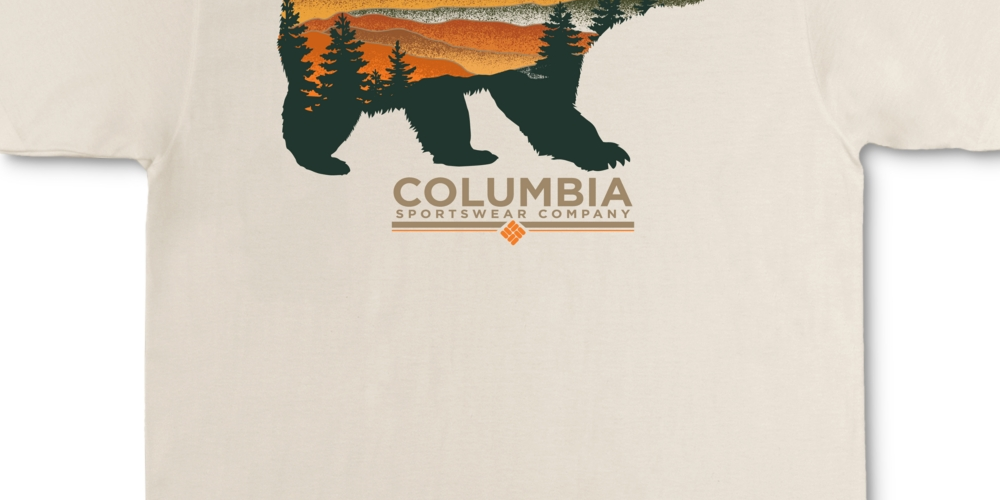 Columbia Men's Kodak Graphic T Shirt Beige Size X-Large