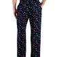 Club Room Men's Christmas Truck Flannel Pajama Pants Blue Size Large