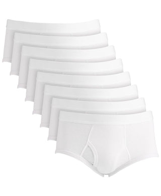 Club Room Men's 8 Pack Briefs White Size XX-Large