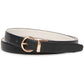 Steve Madden Women's Reversible Belt Black Size Medium