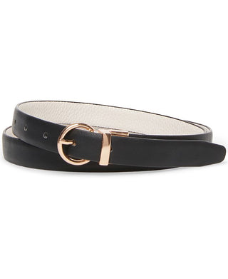 Steve Madden Women's Reversible Belt Black Size Medium