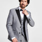 Alfani Men's Slim Fit Tuxedo Jacket Gray Size 46