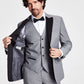 Alfani Men's Slim Fit Tuxedo Jacket Gray Size 46