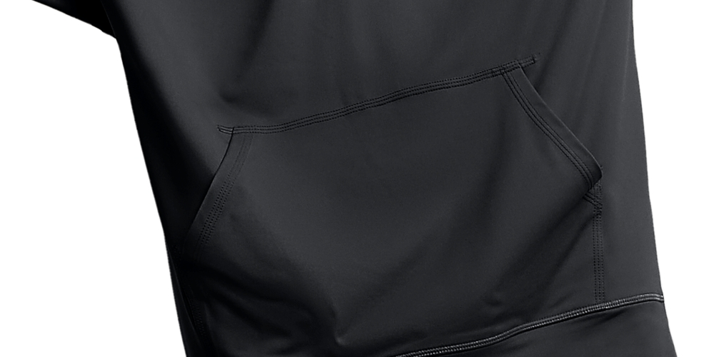 Champion Men's All Day Mvp Quarter Zip Hoodie Black Size Small