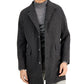 Alfani Men's Knit Topcoat Gray Size Large
