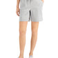 Karen Scott Women's Pull On Knit Shorts Gray Size X-Large
