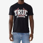 True Religion Men's Short Sleeve True Logo T-shirt Black Size Small