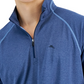 Tommy Bahama Men's Paradise Isle 1/2 Zip Performance Sweater Blue Size XXX-Large