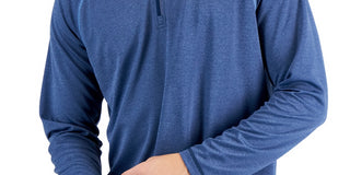 Tommy Bahama Men's Paradise Isle 1/2 Zip Performance Sweater Blue Size XXX-Large