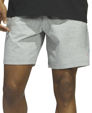 adidas Men's 7 Essentials Americana Jersey Shorts Gray Size Medium