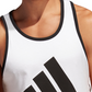 adidas Men's Badge Of Sport Logo Graphic Tank White Size Medium
