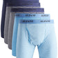 Alfani Men's 5 Pk Moisture Wicking Boxer Briefs Blue Size Small