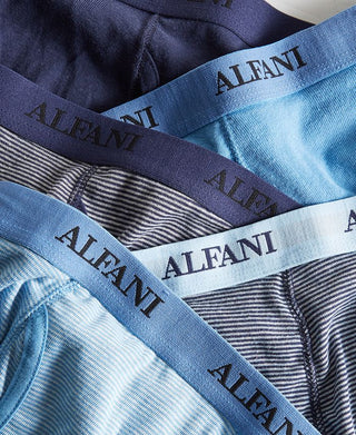 Alfani Men's 5 Pk Moisture Wicking Boxer Briefs Blue Size Small