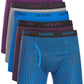 Alfani Men's 5 Pk Moisture Wicking Boxer Briefs Purple Size Small