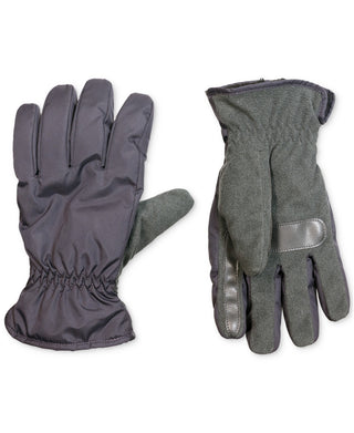 Isotoner Signature Men's Insulated Water Repellent Active Gloves Gray Size Medium