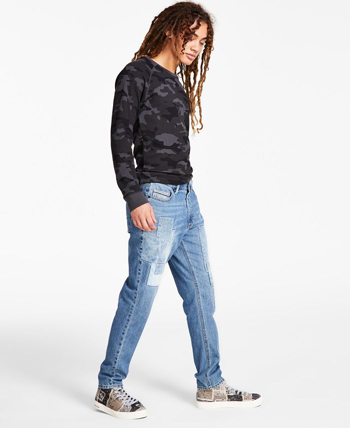 Sun + Stone Men's Abel Light Wash Style Jeans Blue Size 34