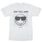 Freeze 24-7 Men's SmileyWorld Just Feel Good T-Shirt White Size Large