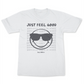 Freeze 24-7 Men's SmileyWorld Just Feel Good T-Shirt White Size X-Large