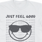 Freeze 24-7 Men's SmileyWorld Just Feel Good T-Shirt White Size X-Large