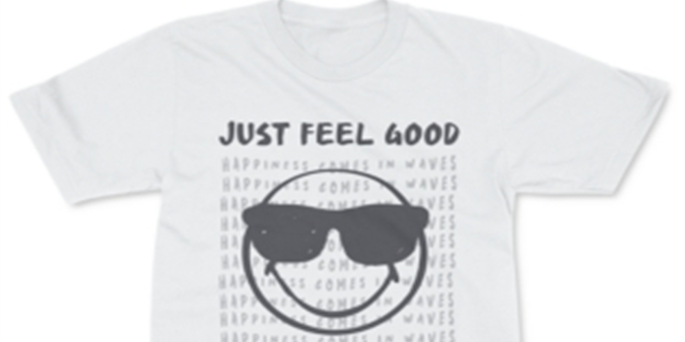 Freeze 24-7 Men's SmileyWorld Just Feel Good T-Shirt White Size X-Large