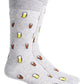 Club Room Men's Beer Crew Socks Gray  Size 10-13