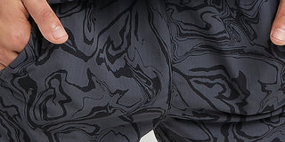 Champion Men's Printed Hybrid Water Resistant 7 Shorts Black Size Large